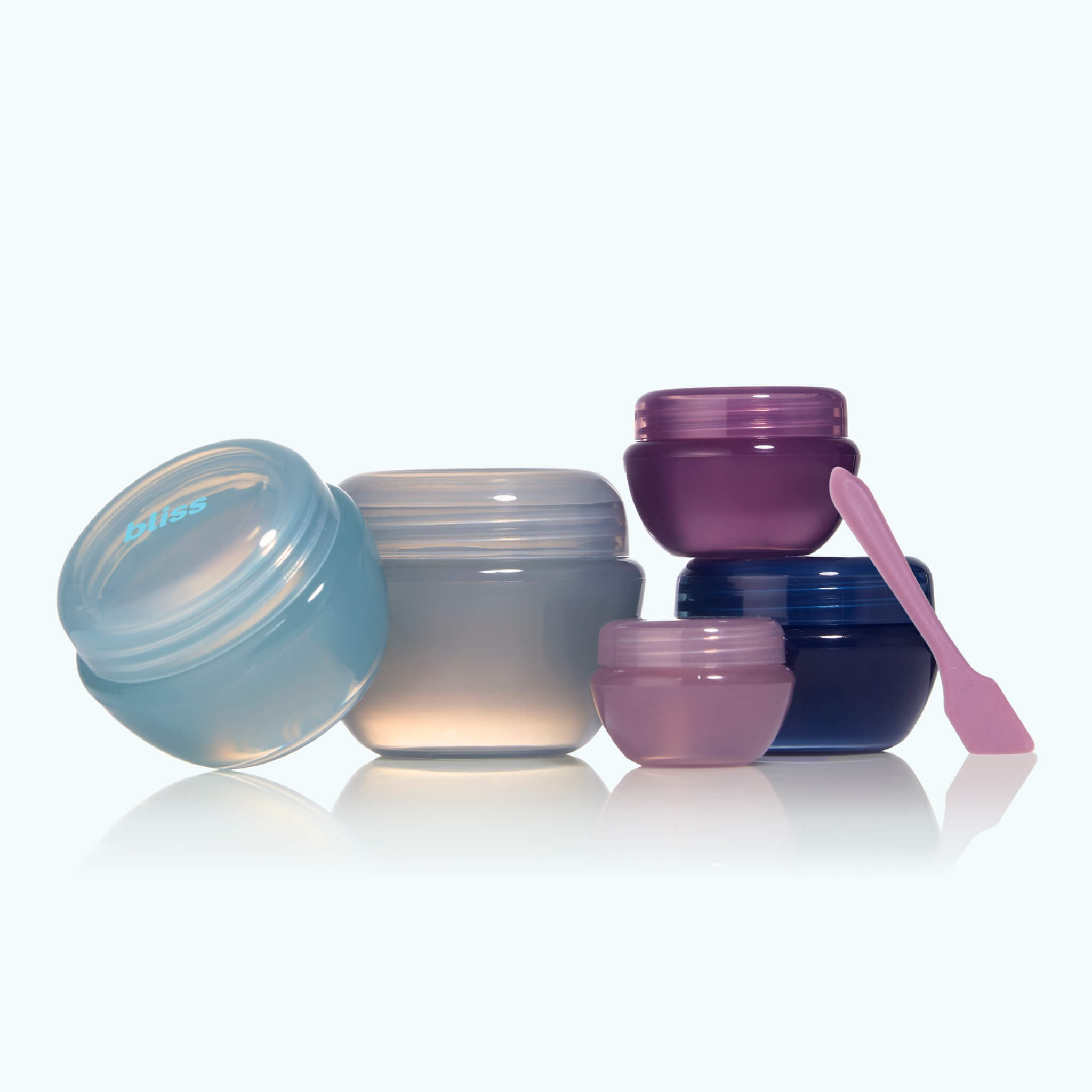 Spa To Go Reusable Travel Jar + Spatula Set - Image 2