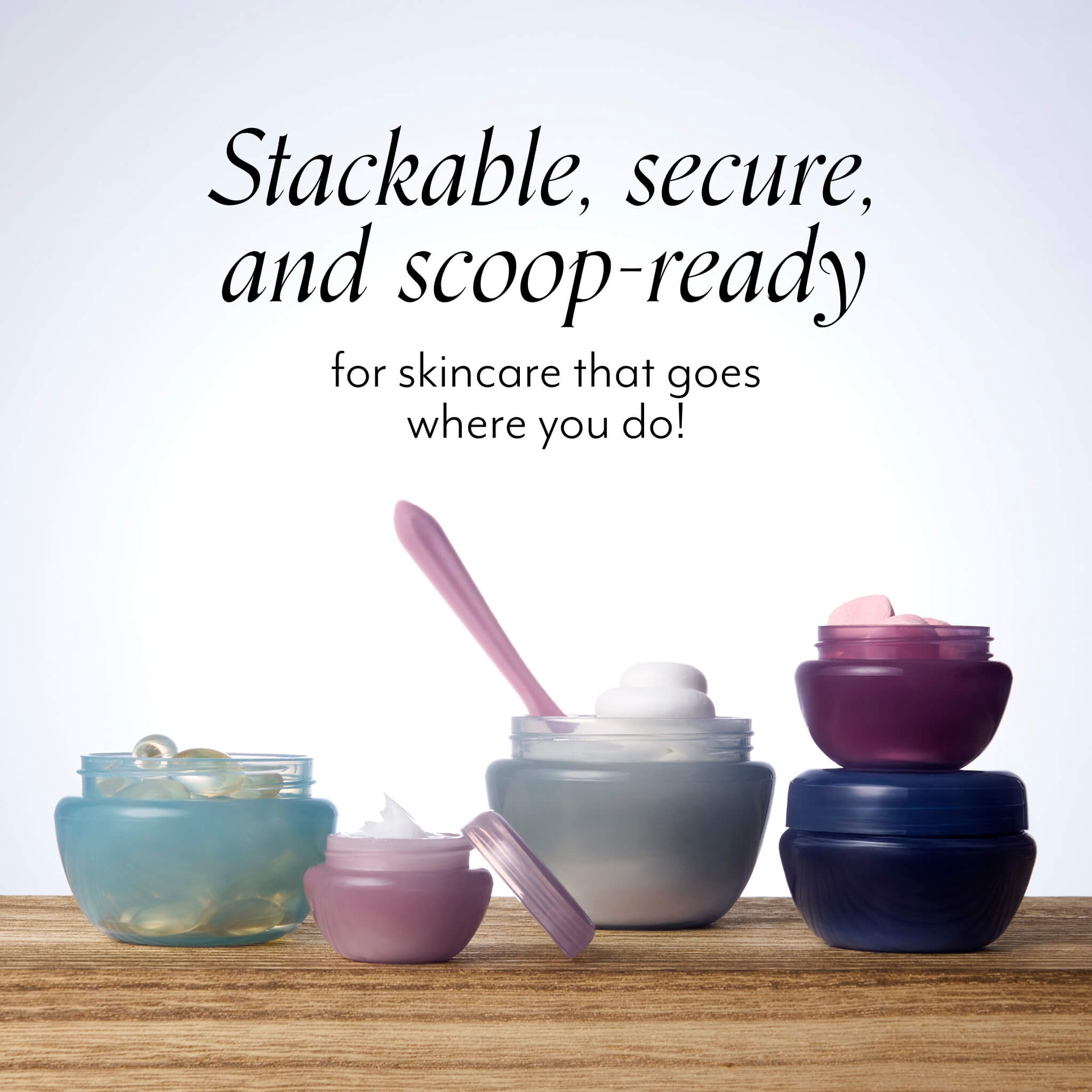 Spa To Go Reusable Travel Jar + Spatula Set - Image 3