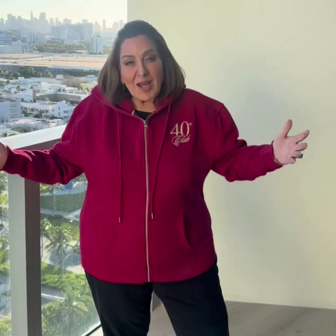 The 40+ Club Zip-Up Sweatshirt - Image 2